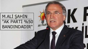 Şahin “AK Parti %50 Bandındadır”