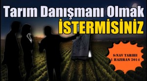 Tarım’da  Danışman Olmak İstiyorsanız Sınavı Kaçırmayın..