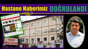 Hastane Haberimiz Doğrulandı