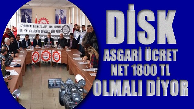 DİSK’in asgari ücrete dair