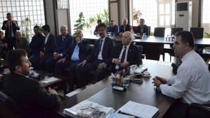 MHP Milletvekili Adayları,Aksoy’u Ziyaret Etti