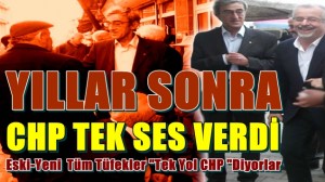 CHP TEK SES VERİYOR,