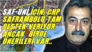 SAF-ÜNİ PROJESİ GÜNDEMDE..