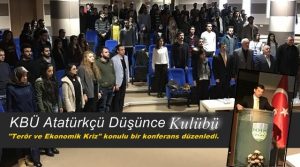 KBÜ Atatürkçü Düşünce Klübü konferansı