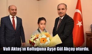 Vali Koltuğuna Ayşe Gül Akçay oturdu.