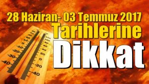 Dikkat..!! Meteorolojik uyarı