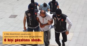 4 İlde Uyuşturucu Operasyonu