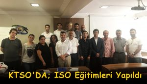 TSO dan ISO Eğitimi…