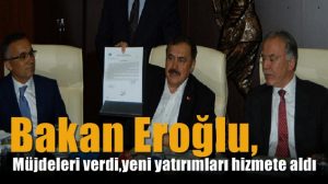 Bakan Eroğlu Karabük’te