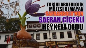 TARİHİ ARKEOLOJİK MÜZESİ OLMAYAN SAFRAN ÇİÇEĞİNDEN ADINI ALAN SAFRANBOLU’DA ,