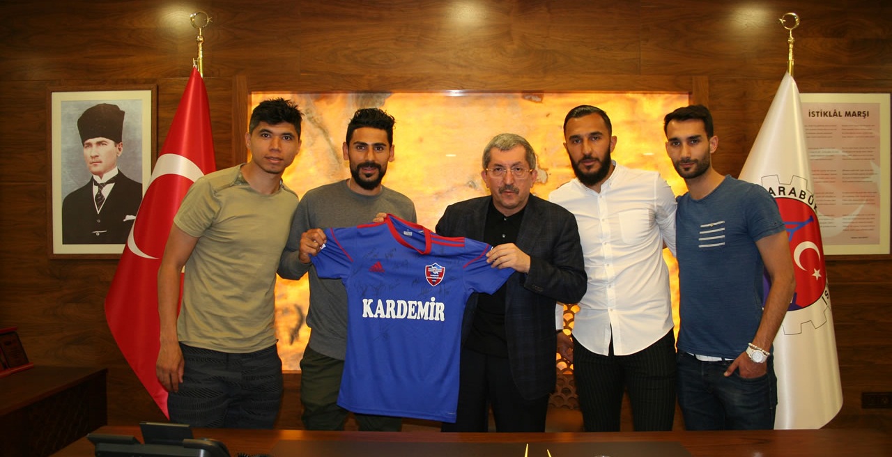   Kardemir Karabükspor futbolcularından