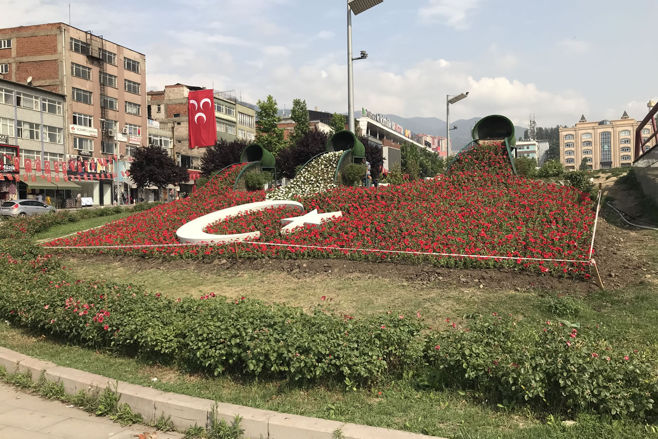 Türk Bayrağı Çiçek Açtı