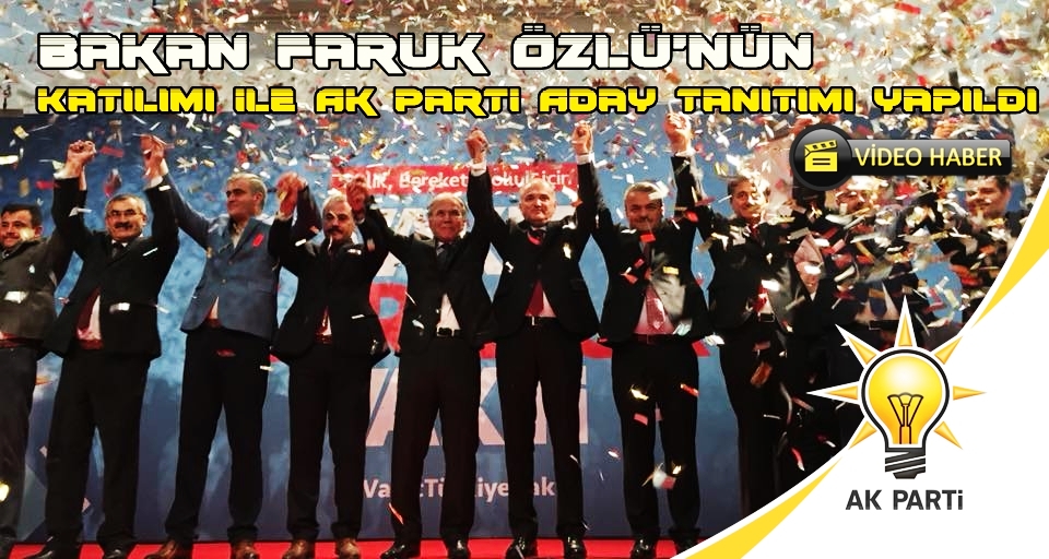 AK parti aday tanıtımını yaptı