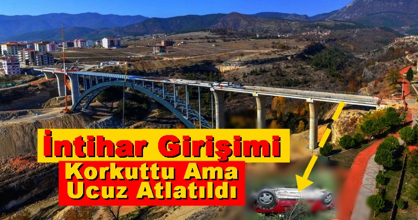 Karabük Safranbolu-Bulak kanyon köprüde 