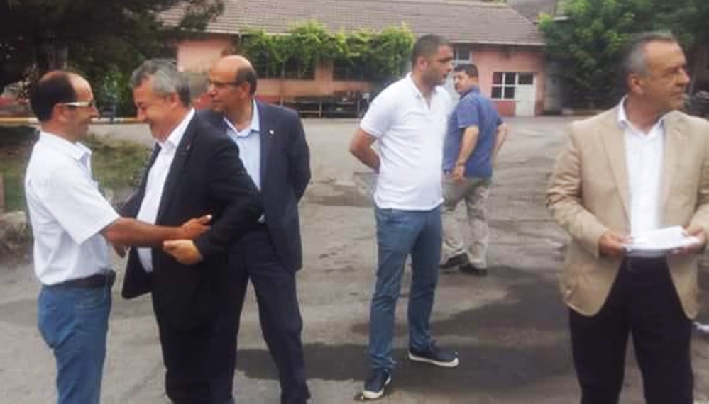 CHP, Belediye İşçilerini ziyaret etti…