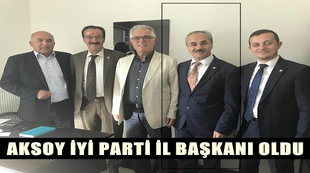 Karabük İYİ Parti İl Başkanı Mehmet Aksoy oldu. Uzun zamandır