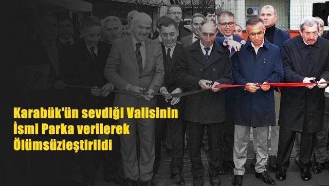 Vali Kemal Çeber Parkı Açıldı