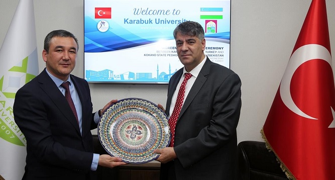 Özbekistan Kokand Devlet Üniversitesi ile protokol imzalandı