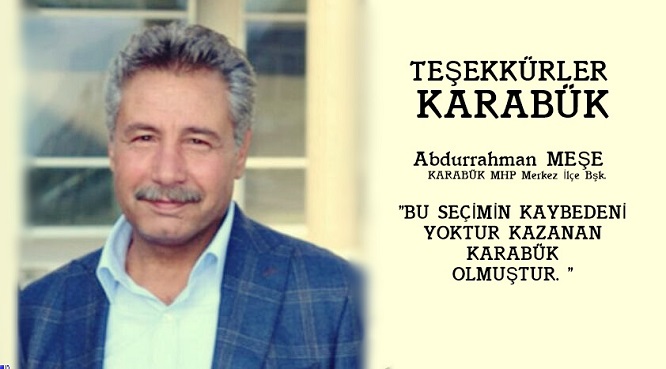 TEŞEKKÜRLER KARABÜK