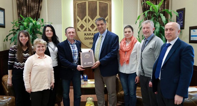Ukraynalı Akademisyenlerden Rektör Polat’a ziyaret
