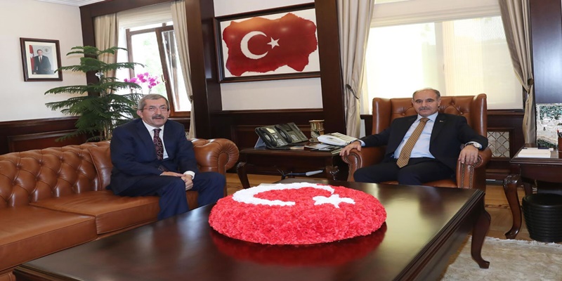Başkan Vergili´den Emniyet Genel Müdürlüğü Görevine Atanan Mehmet Aktaş Ziyaret
