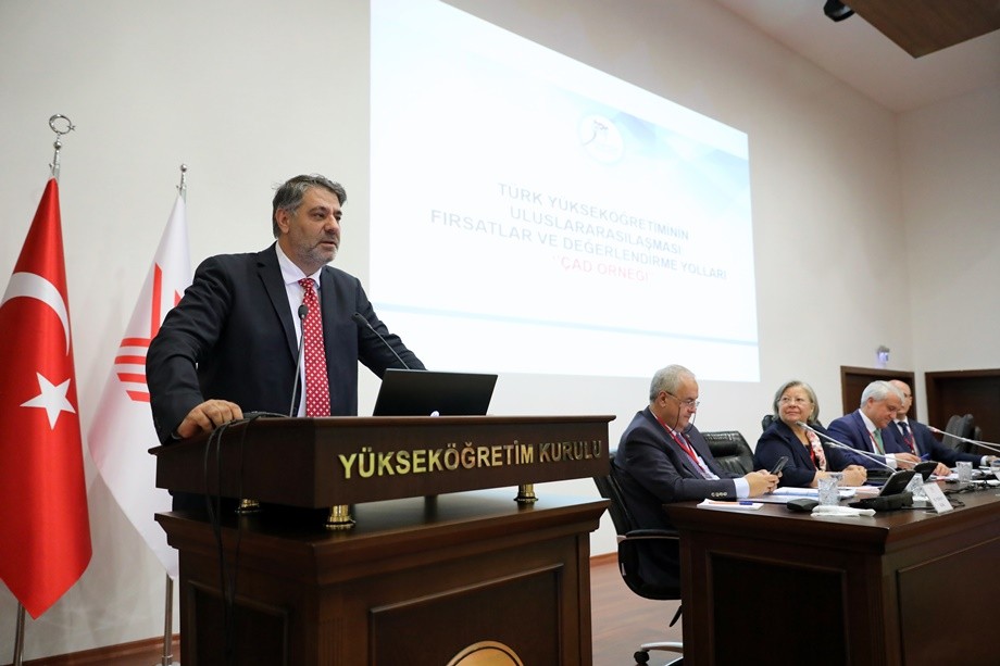 Rektör Polat, KBÜ’nün uluslarasılaşma süreçlerini anlattı