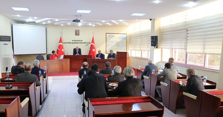 Karabük İl Genel Meclisinin Aralık ayı ilk meclis toplantısı yapıldı.
