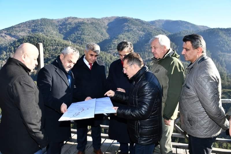 Vali Gürel ve milletvekilleri Baklabostan Tabiat Parkını İnceledi