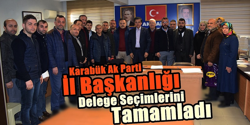 AK Parti Karabük’de delege