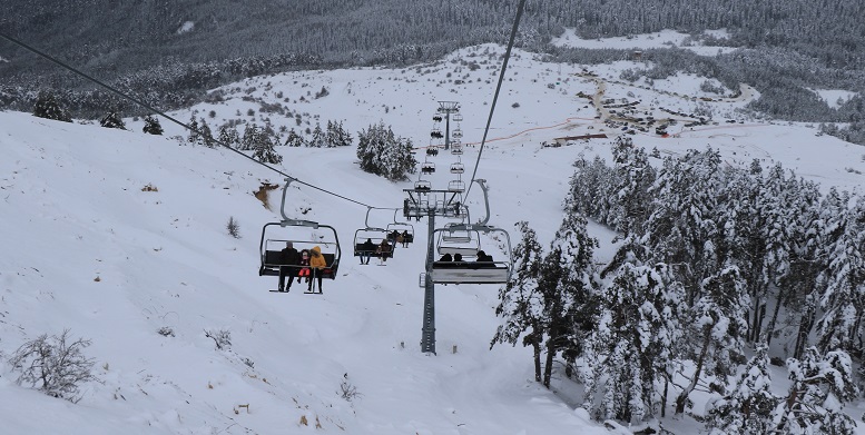 Keltepe Kayak Merkezine servisler başladı
