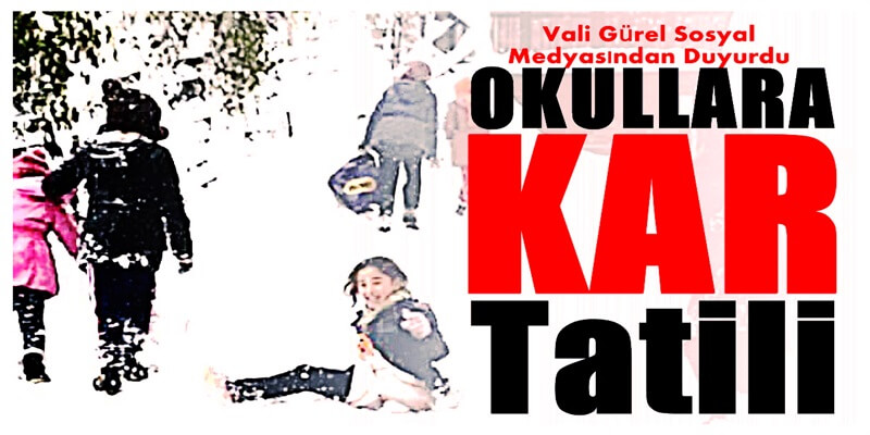 Karabük’te Pazartesi Okullar Tatil