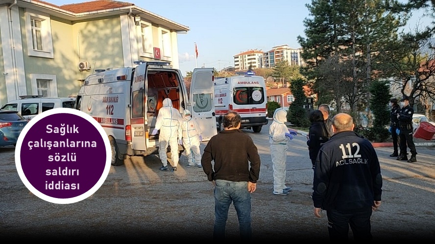 Hasta yakınları ambulansı takip etti, sağlıkçılar polis merkezine sığındı