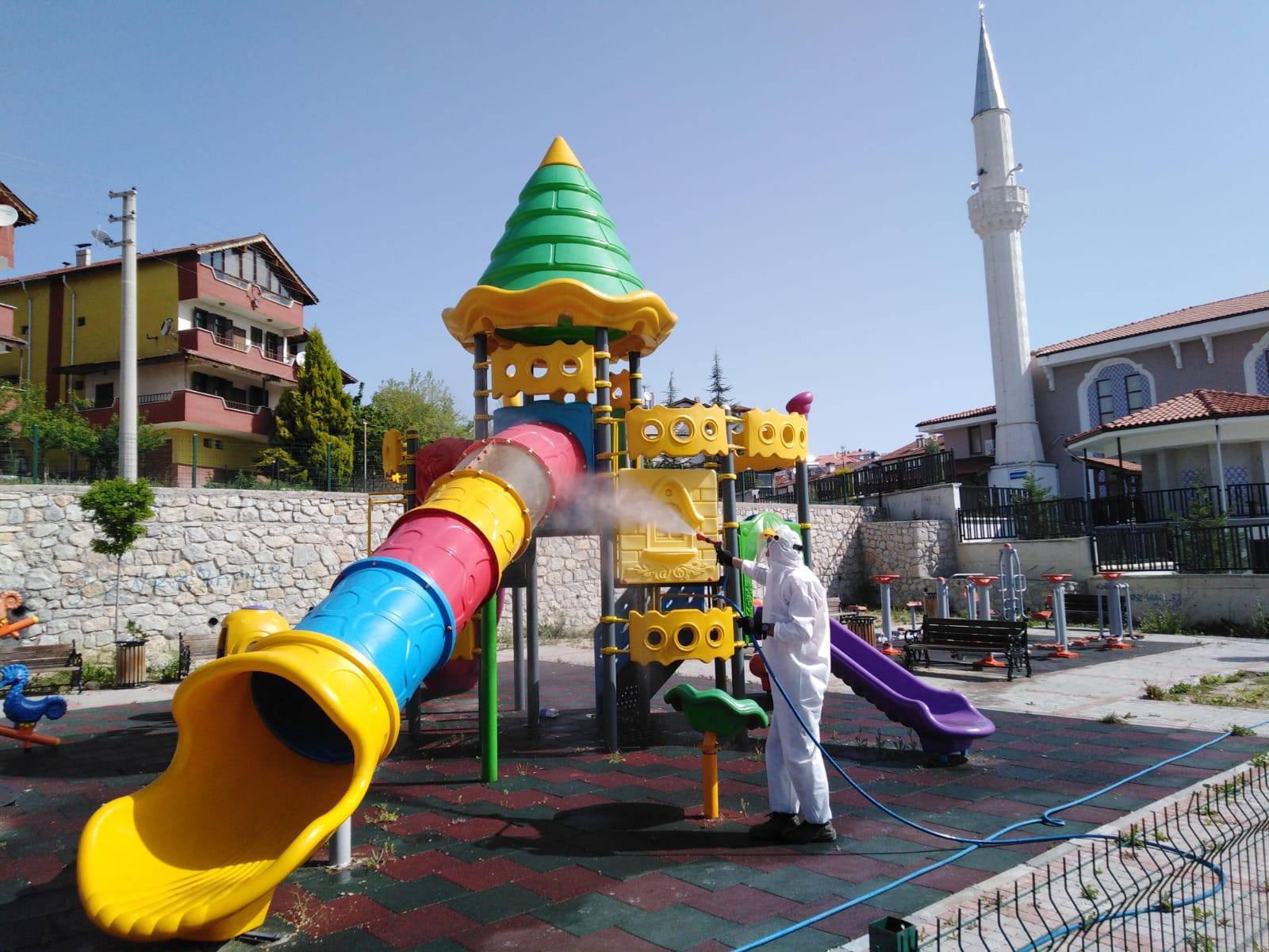 Safranbolu da Park Bahçeler Çocuklar İçin Hazır