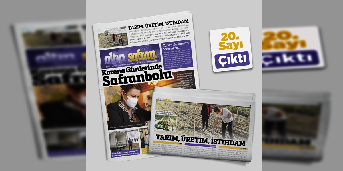 Altın Safran gazetesinin Kovid-19 özel sayısı basıldı