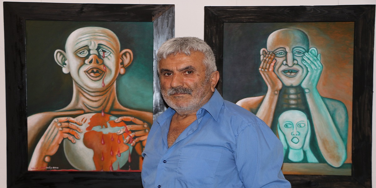 Usta Ressam Korona virüsü hissetti tablolara yansıttı
