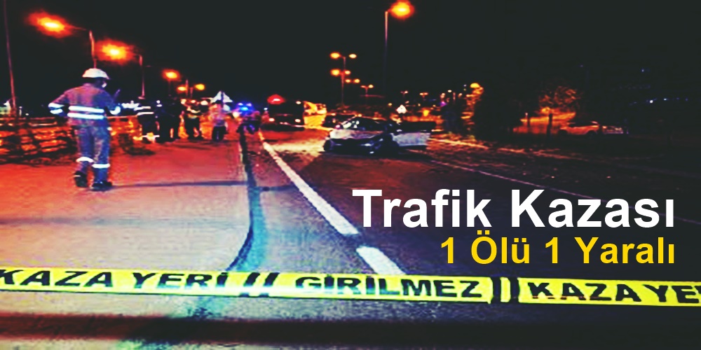 Karabük’te aydınlatma direğine çarpan otomobildeki 1 kişi öldü, 1 kişi yaralandı.