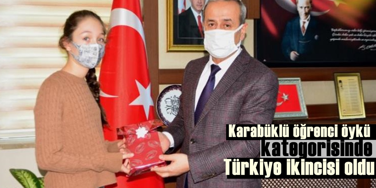 Karabüklü öykü Türkiye ikincisi oldu