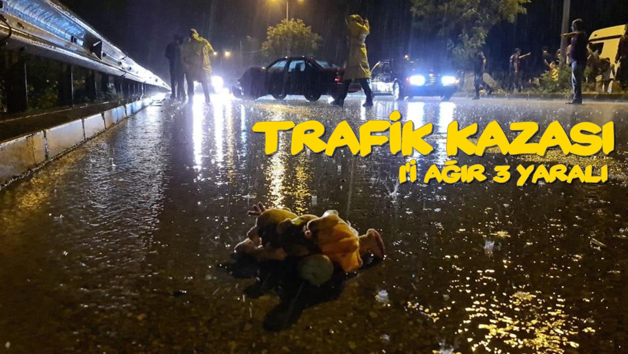 Karabük’te zincirleme trafik kazası: 1’i ağır 3 yaralı