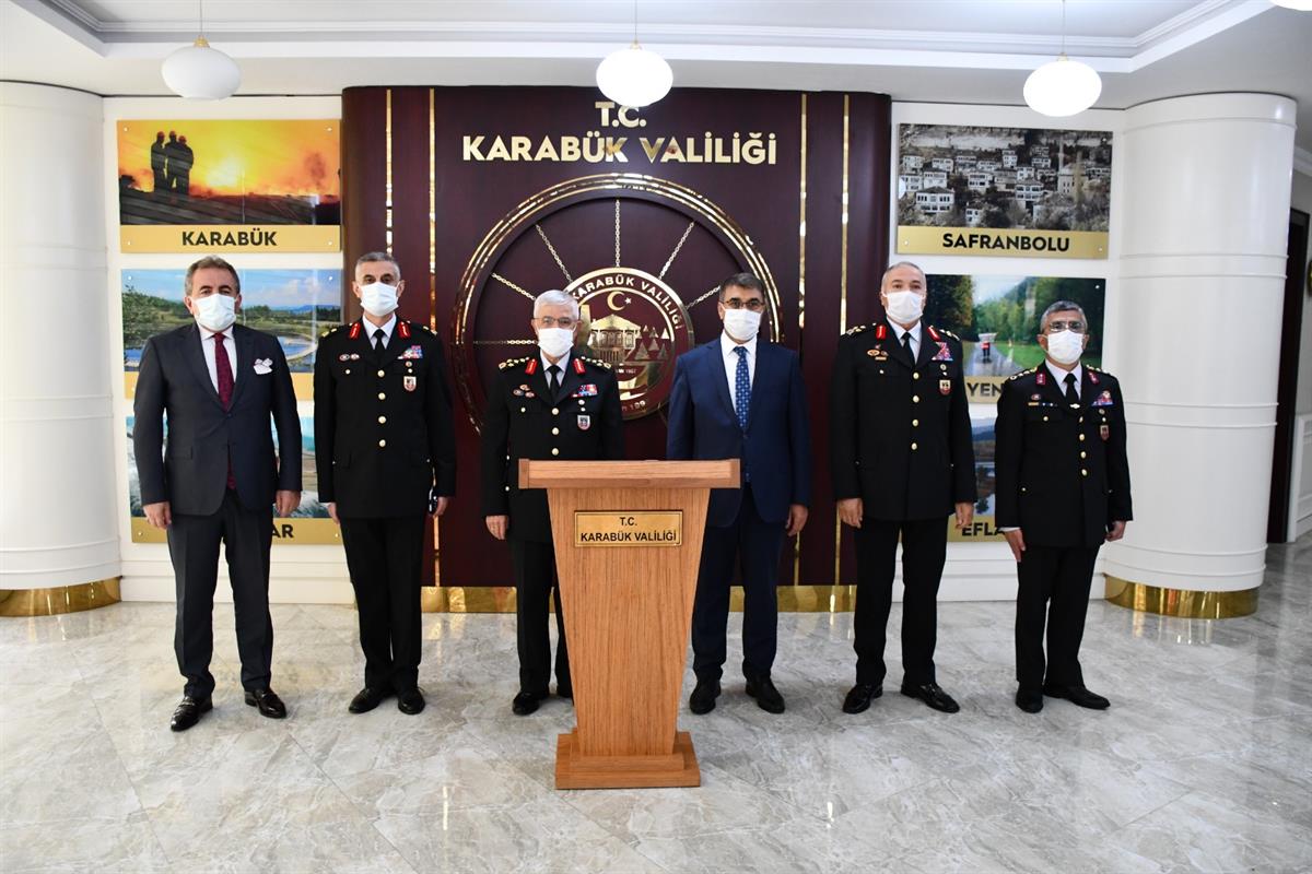 Jandarma Genel Komutanı Orgeneral Arif Çetin, Karabük’te