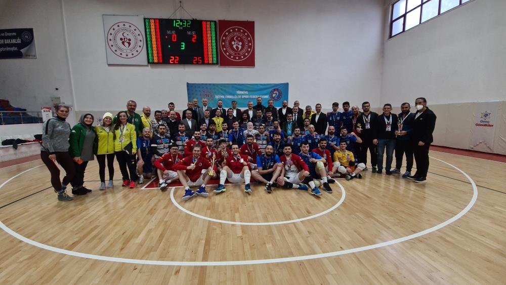 Türkiye İşitme Engelliler Voleybol Şampiyonası sona erdi
