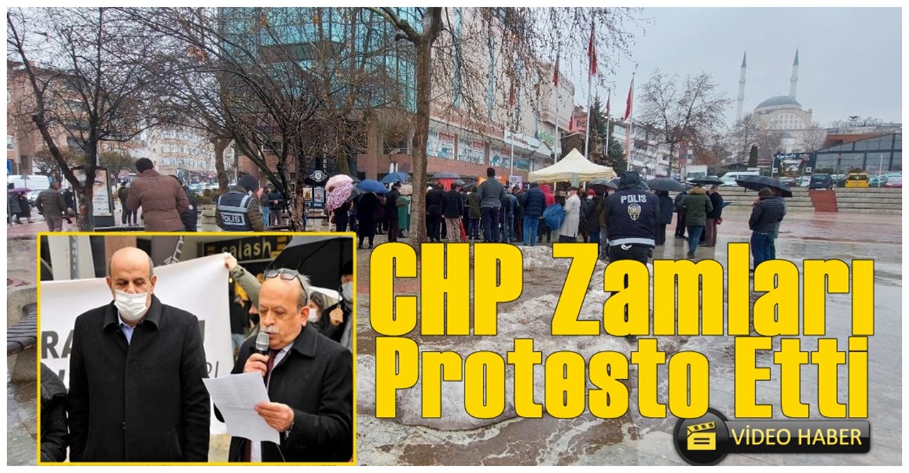 CHP, Karabük’te Zamları protesto Etti