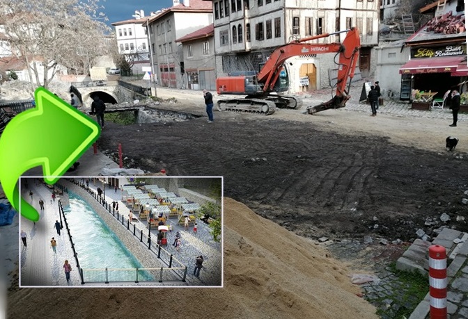 Han arkası projesi kapsamında yer alan 8 tarihi ev baştan