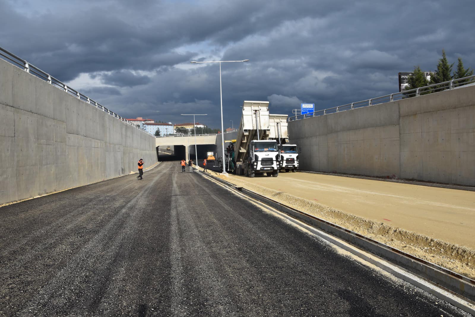 Karabük-Safranbolu arası kesintisiz trafiğin sağlanması amacıyla yapılmaya başlanan Balıklarkayası Battı