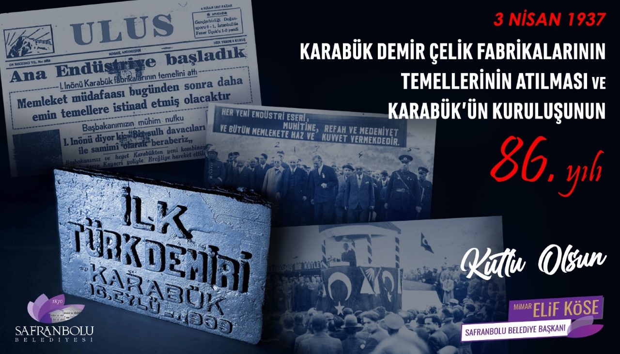 Safranbolu Belediye Başkanı Elif Köse, Kardemir Demir Çelik Fabrikalarını Temellerinin