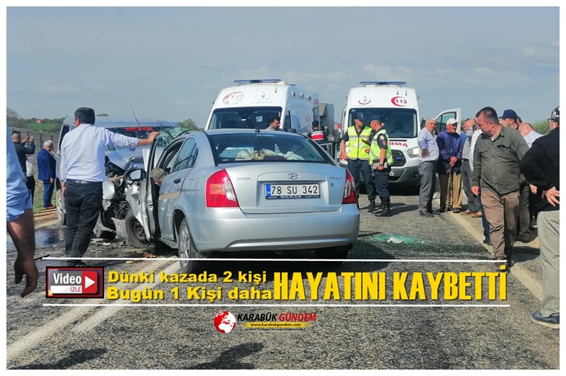 Karabük’ün Eflani ilçesine bağlı Çalıkahvesi mevkiinde yaşanan trafik kazasında otomobil