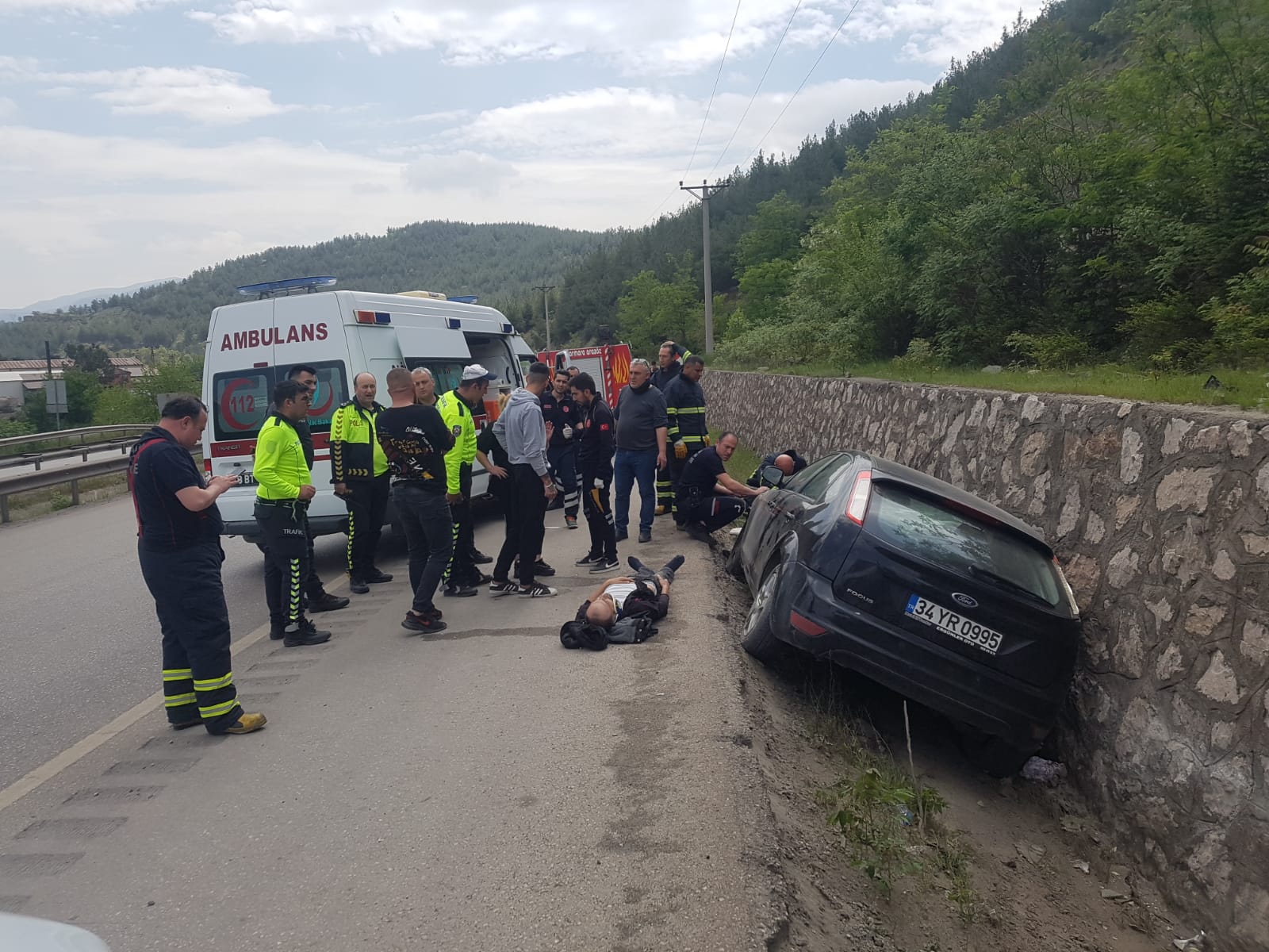 Karabük’te meydana gelen trafik kazasında 1’i çocuk 3 kişi yaralanırken
