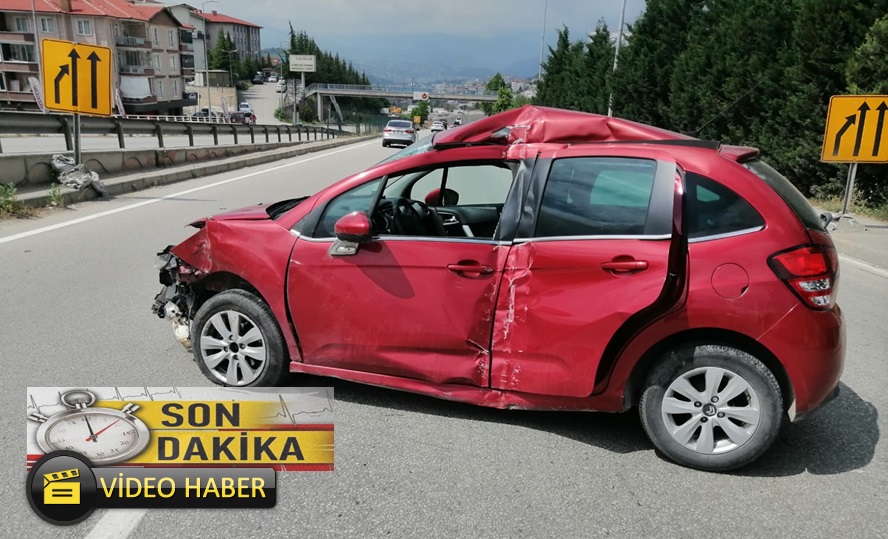 Safranbolu-Karabük arası 5000 evler çıkışı üzerinde meydana gelen trafik kazasında