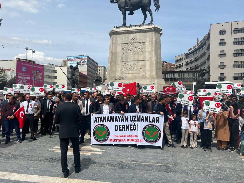 Atanamayan Uzmanlar Derneği (Atauzder) Genel Başkan Mustafa Gündeşli yazılı bir