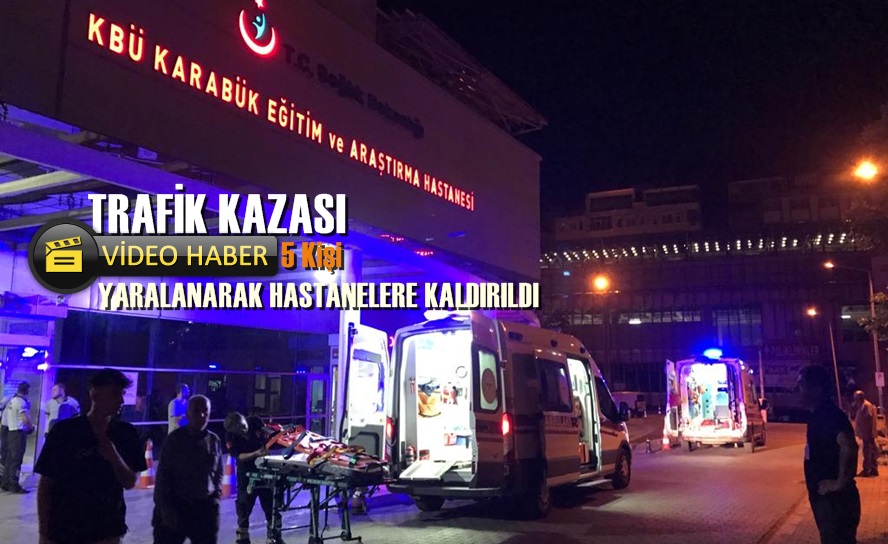 Karabük’ten, Kastamonu istikametine gitmekte olan aracın yaklaşık 5 metre yükseklikten