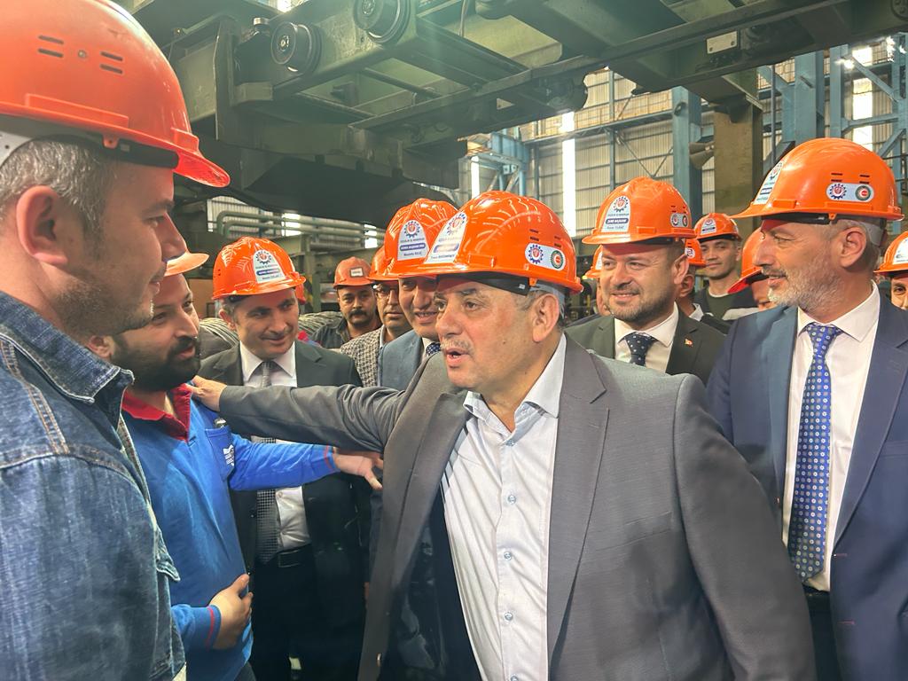 Özçelik-İş Sendikası Genel Başkanı Yunus Değirmenci, KARDEMİR ve bağlı kuruluşlarında